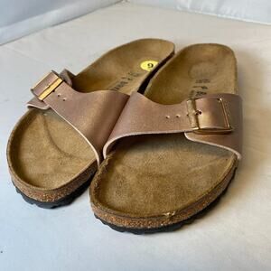 Birkenstock Women's Madrid Metallic Sandal Metallic Copper 40